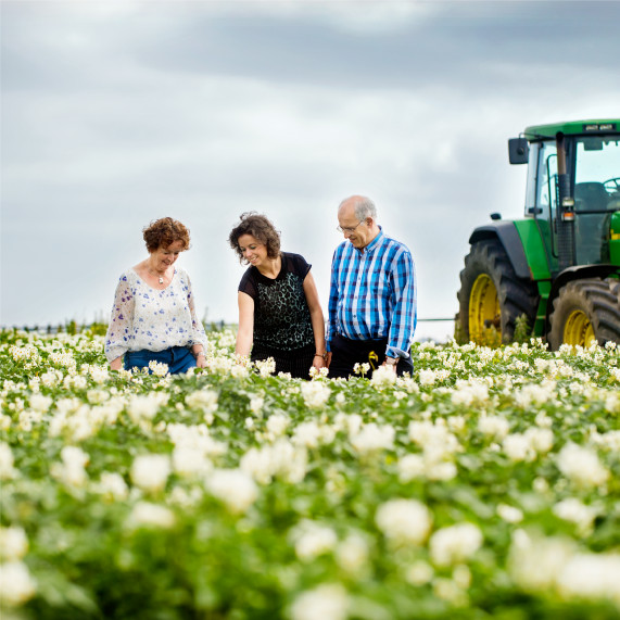 familie Bex op het land
